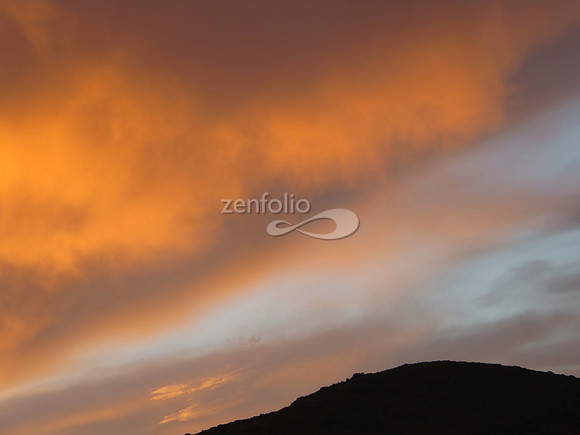 San Luis Obispo City Sunset, October 2013